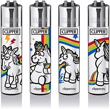 Mecheros Clipper – Unicornios – Juego de 4: Amazon.es: Juguetes y juegos