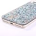 iPhone SE 2020 Case for iPhone 7 & 8 Case, Asstar Fashion Creative Design Flowing Liquid Floating Luxury Bling Glitter Sparkle Diamond Soft TPU Case for Apple iPhone SE 2020 7 & 8 (Silver)