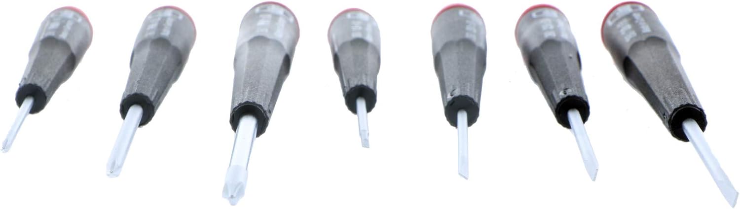 Wiha 26197 7 Piece Precision Slotted and Phillips Screwdriver Set - - 