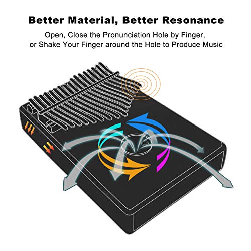 3 UNOKKI+Kalimba+Instruction+Portable+Beginners