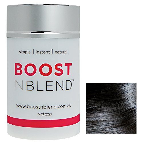 BOOSTnBLEND Black Hair Loss Scalp Concealer for Women with thinning