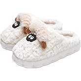 ELONEL Cute Cotton Slippers For Women, Winter Thick Soled, Comfortable, Warm, Anti Slip, Odor Proof, And Plush Cotton slippers