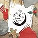 LOCOLO 16 Pcs Christmas Painting Stencils, Plastic Stencils for Bullet Journal, Christmas Stencils for Painting on Wood, DIY Card Making (A B)