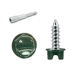 BOPOWO 100 Pcs #8-18x1/2 Self-Tapping Gutter Screws