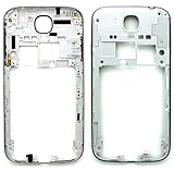 SBOSÂ Silver Back Plate Housing Camera Mid Frame Bezel Power Button Frame Camera Panel Housing Replacement Part Samsung Galaxy S4 Verizon, Sprint, US Cellular, i545, L720, R970