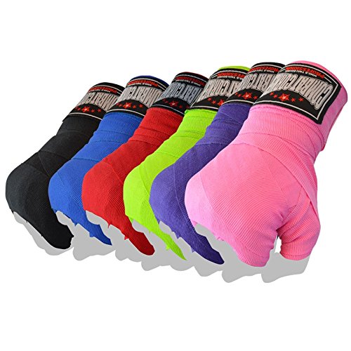 Combat CornerMexican Pro Boxing Hand Wraps 180 Inches for Men and Women - Fist Protection and Wrist Support Handwraps | Great for Muay Thai, Boxing, MMA, Kickboxing and Martial Arts Training