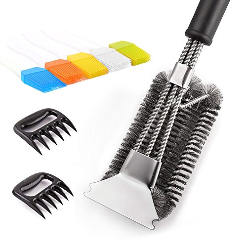 Grill Brush and Scraper - 8 in 1 BBQ Sets | 18