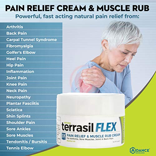 Flex Arthritis Pain Relief Cream by Terrasil Pain Relief & Muscle Rub