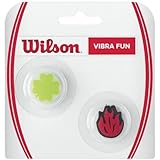 WILSON Vibra Fun Red Flame/Clover Tennis Dampeners