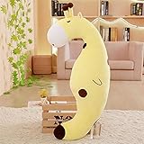UBILILI Stuffed & Plush Animals - 85/100cm Cute Cartoon Plush Pillow Soft Pregnant Woman Pillow Animal Stuffed Back Support Cushion Relaxing Body Dolls - Pillows Bear Women Chair Pillowcase Belt