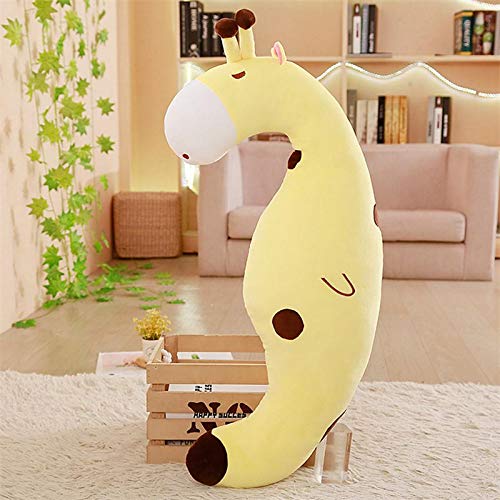 UBILILI Stuffed & Plush Animals - 85/100cm Cute Cartoon Plush Pillow Soft Pregnant Woman Pillow Animal Stuffed Back Support Cushion Relaxing Body Dolls - Pillows Bear Women Chair Pillowcase Belt