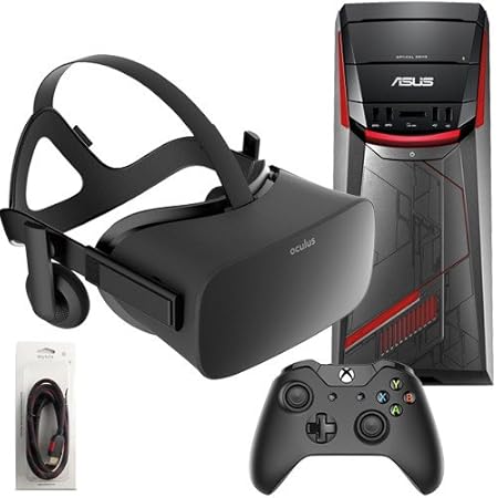 Oculus Rift 3 Items Bundle: Oculus Rift Virtual-Reality Headset & ASUS G11CD Desktop Package 8GB 1TB with Mytrix High Quality