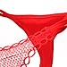 Pack of 2 Sexy T-Back Panties for Women. One Size Fit All Underwear Wrap in Rose Flower Shape with Gift Box and Valentine Card. Perfect as Gag and Surprise Valentine Lingerie Gift.