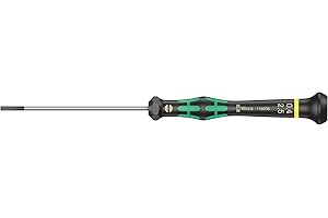 Wera 05118008004 Kraftform Micro 2035 Slotted Electronics Precision Screwdriver, 2.5mm Head, 80mm Blade Length