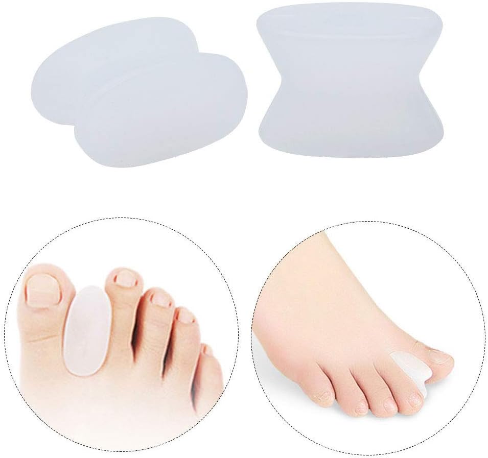 Pedimend Silicone Gel Toe Separator, Big Toe Straightener, Toe Separator for Bunion and Hallax Valgus Problems - Image 3