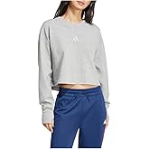 adidas womens All Szn Ribbed V-neck Sweatshirt