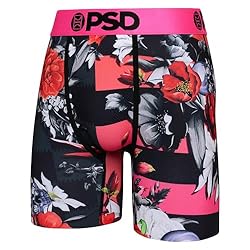 PSD Underwear Mens Boxer Briefs - Floral High 3