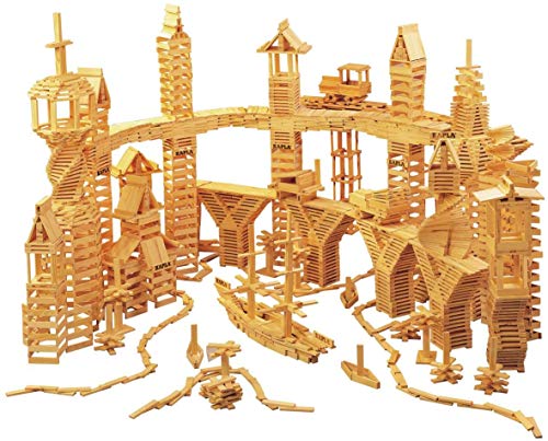 KAPLA - KISTE 1000 Holzplättchen - Holzspielzeug, Konstruktionsspielzeug, ab 2 Jahren – Bild 5