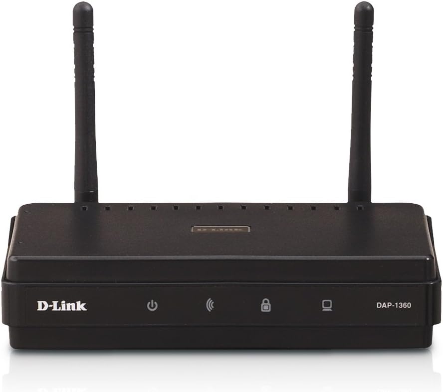 D-Link DAP-1360/B Wireless Access Point Router Black - 7 Modes