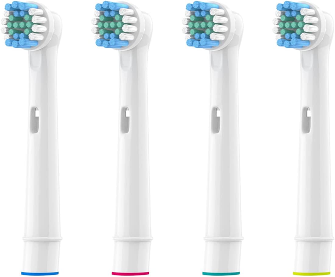 WuYan 4pcs Electric Toothbrush Heads for Oral B Replacement Electric Toothbrush Compatible with Braun Electric Toothbrushes Except for Pulsonic and iO