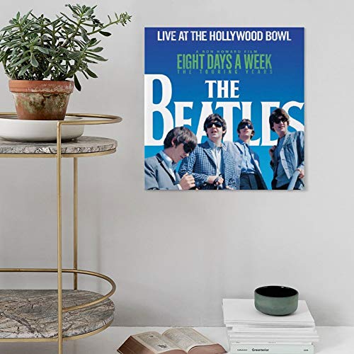 XYDQ Poster décoratif sur toile The Beatles Live at The Hollywood Bowl pour salon, chambre à coucher 50 x 50 cm - Les Beatles, Paul McCartney, John Lennon, RIngo Starr, George Harrison XYDQ Poster décoratif sur toile The Beatles Live at The Hollywood Bowl pour salon, chambre à coucher 50 x 50 cm – Image 6