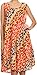 Sakkas Spal Mid Length Scoop Neck Tank Top Printed Batik Caftan Dress/Cover Up