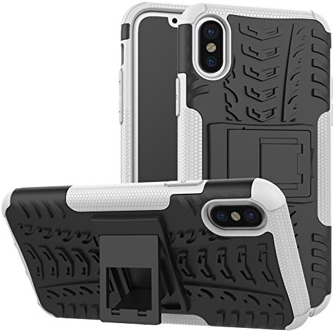 Brand new 2 in 1 Armor Kickstand TPU + PC Hybrid Case Caver for iPhone X - Green
