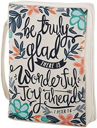 Creative BrandsCanvas Bible Cover, Be Truly Glad, 7 X 10-Inch