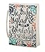 Creative Brands B2216 Faithworks-French Press Mornings Canvas Bible Cover, 7 x 10-Inch, Be Truly Glad