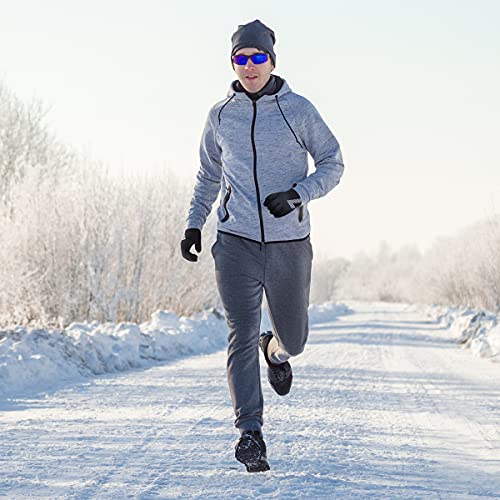 FaAmour Winter Gloves Touchscreen Gloves for Cold Weather, Men Women Gloves for Cycling Running Working Driving Hiking Fishing, Warm Thermal Soft Lining Elastic Cuff Anti-Slip