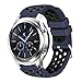 CreateGreat Compatible for Samsung Galaxy Watch 46mm,Gear S3 Soft Replacement Breathable Sport Bands with Air Holes and Quick Release Pin for Samsung Gear S3/Galaxy 46mm Watch