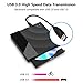 USB 3.0 External DVD Drive,Valoin Touch Control CD DVD Burner Superdrive Portable DVD Player for PC Laptop Desktop MacBook Windows XP/Win 7/Win 8/Vista/Linux/Mac OS