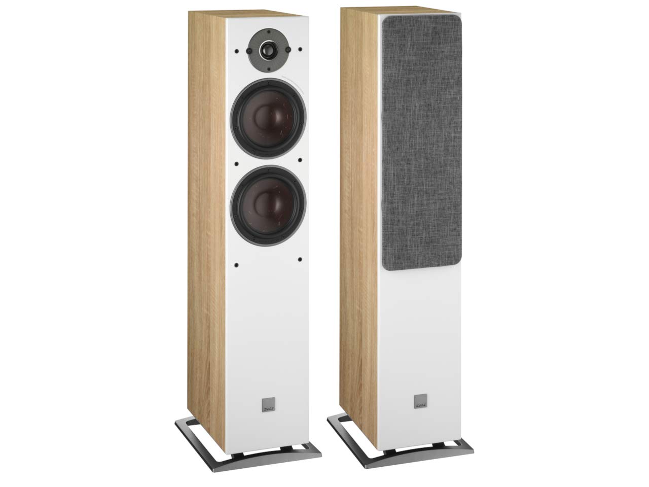 oak floor standing speakers