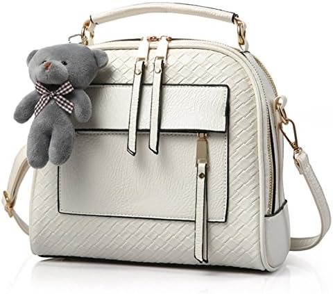 YAAGLE Contract PU Leather Bears Shoulder Leisure Hand Bag For Girls and Women