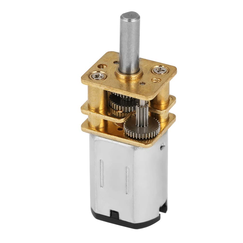 FTVOGUE 200RPM Model Building Motor DC Speed Reduction Motor with Full Metal Gearbox