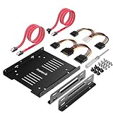 2.5 to 3.5 Adapter, Inateck SSD Mounting Bracket with SATA Cables and SATA Power Cable, ST1004