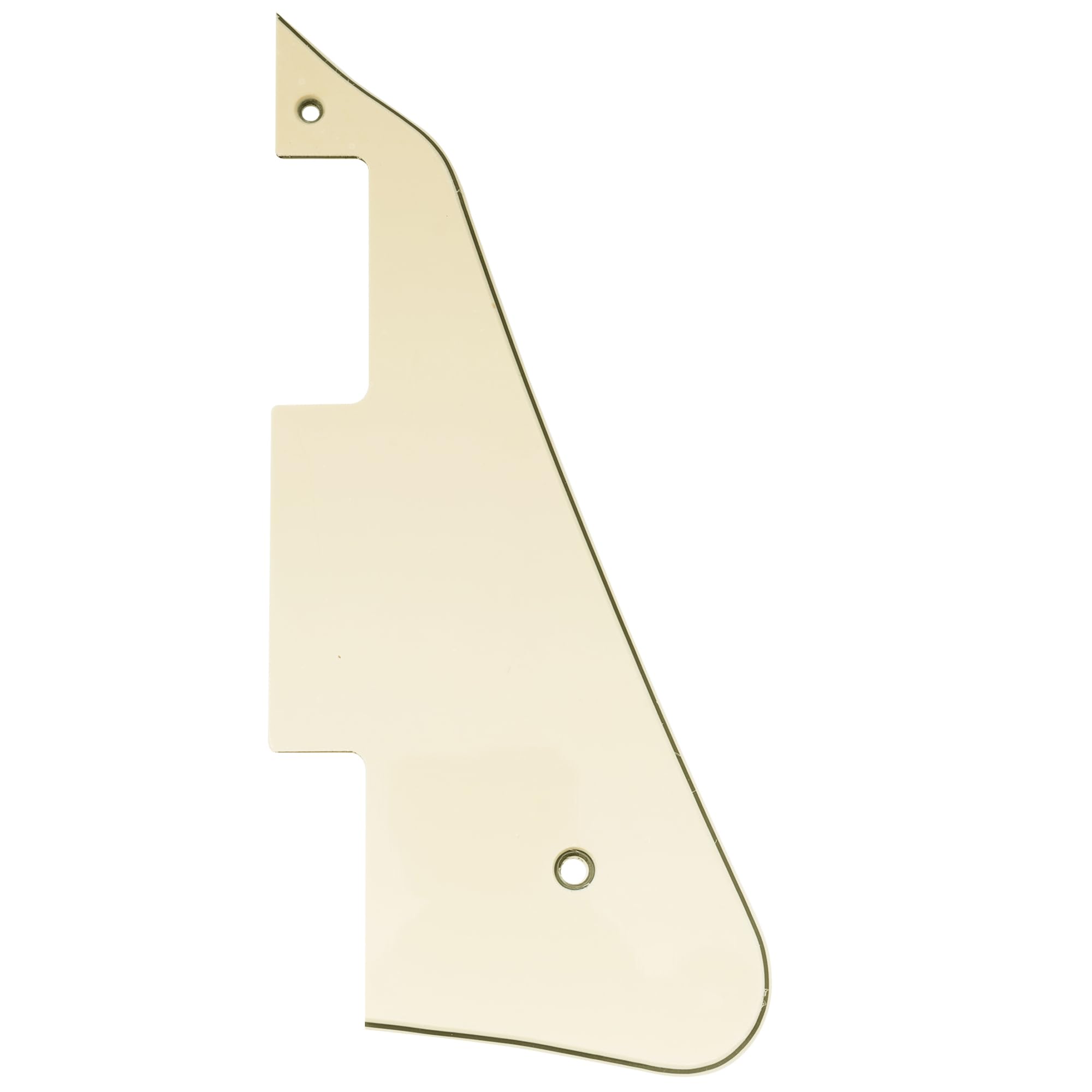 Musiclily LP Guitar Pickguard Scratch Plate for USA Les Paul Modern Style Electric Guitar,3Ply Cream