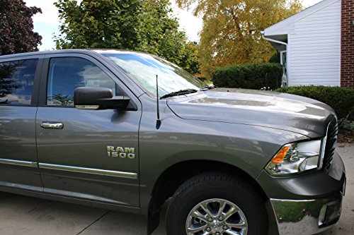 AntennaMastsRus - 1992-2015 Ford E-150 Econoline - 13" All-Terrain SHORT Custom Flexible Rubber AM/FM Antenna