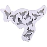 AIBOYA 10 Cavity Kangaroo Silicone Candy Molds | For Candy Chocolate Cake Decoration