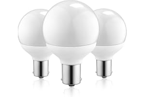 Kohree 12 Volt RV Led Light Bulbs BA15s 20-99/1141/1156 12V Vanity Replacement Bulbs for 5th Wheel Camper Trailer Motorhomes Marine Boat Interior Light Bulb (Pack of 3, 4000K Natural White)