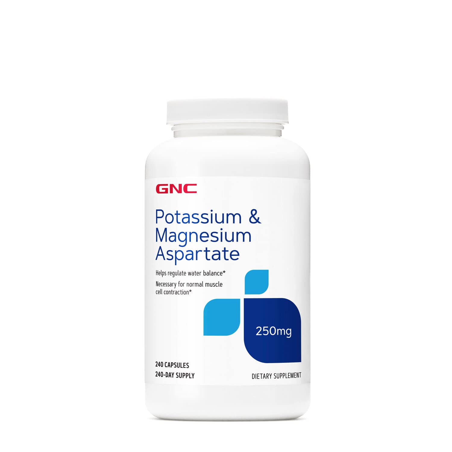 Mua GNC Potassium & Magnesium Aspartate 250mg 240 Capsules (240