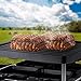 Urban Deco Rib Racks for Smoking Grill Racks for BBQ Non Stick Steel Roasting Standing Grill Rack - Holds 4 Smoker Rib Rack for Grilling & Barbecue (Black-2Pack)
