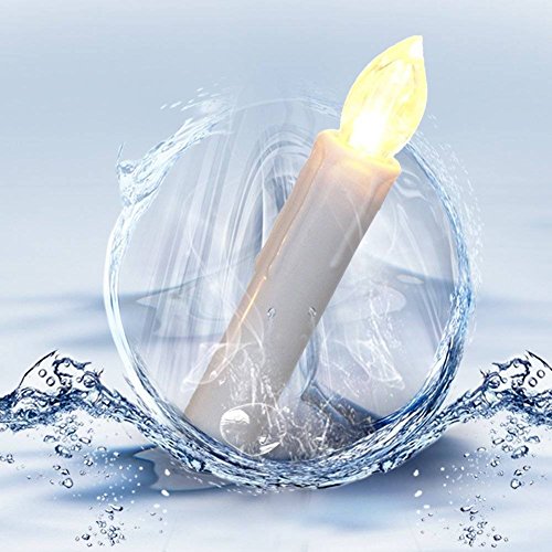 Dream Loom Flameless Flickering LED Candles,Candle Tea Light with Removable Clips and 7-Key Remote Controller,for Home,Votive,Wedding,Christmas,Tree, garden,Birthday,Party (30Pcs Warm White)