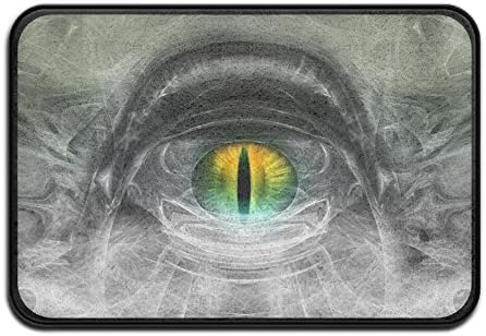 Dragon Eye Bath Mat - 1 Piece Memory Foam Shower Spa Rug Bathroom Kitchen Floor Carpet Home Decor With Non Slip Backing 24in x 16in