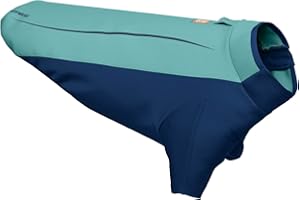 Ruffwear, Undercoat Water Dog Jacket, Insulated Amphibious Gear for Cold Water Swimming, Aurora Teal, X-Small