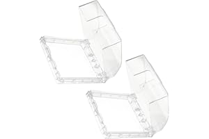 Kichvoe 2pcs Waterproof Outdoor Doorbell Cover Rainproof Protective Box for Household Doorbell Use