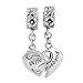 LovelyJewelry Valentines Day Gifts Wife & Husband Charms Love Family Celtic Knot Dangle For Bracelets