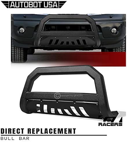 Autobotusa Textured Black AVT HD Steel Guard Bull Bar Grille 2005-2018 for Nissan Frontier/Pathfinder/Xterra