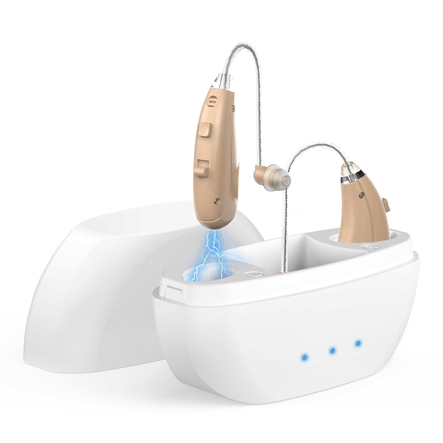 Photo 1 of Hearing Aids Hearing Amplifiers for Seniors Rechargeable with Noise Cancelling-Hearing Aid Loss Amplifier Seniors&Adults Charging Case&Volume Control