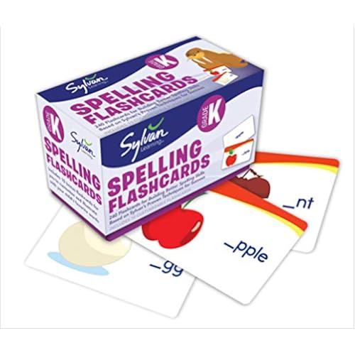 Kindergarten Spelling Flashcards: 240 Flashcards for Building Better Spelling Skills Based on Sylvan's Proven Techniques for Success (Sylvan Language Arts Flashcards)